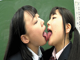 口臭嗅ぎねっとり鼻舐めレズ　サンプル画像06